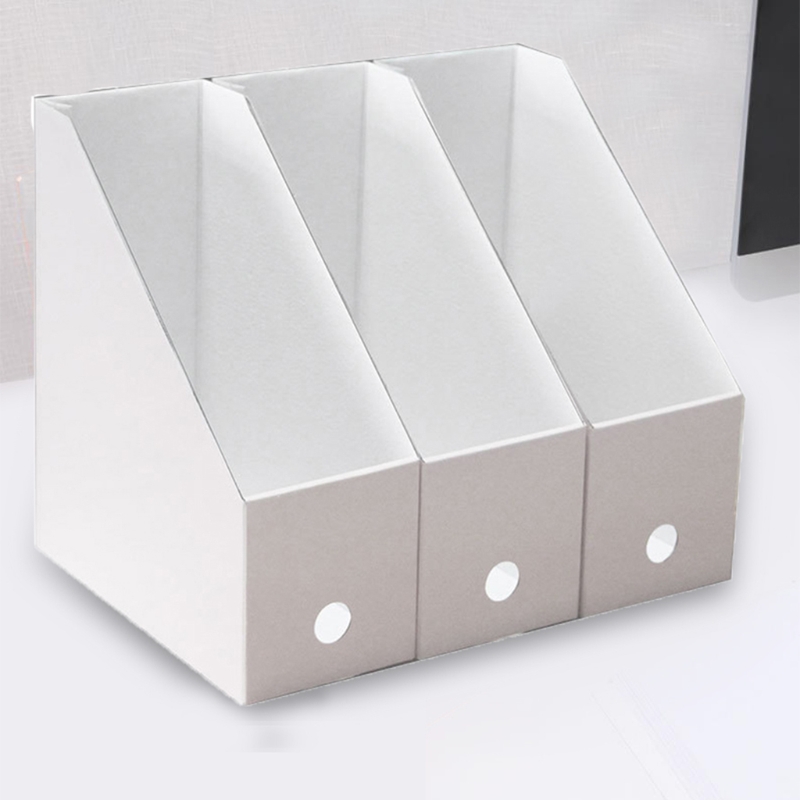 파일, 편지, 잡지, 폴더를 구성하기위한 3 개의 Office Document Storage Box 접이식 파일 주최자 Office Folder